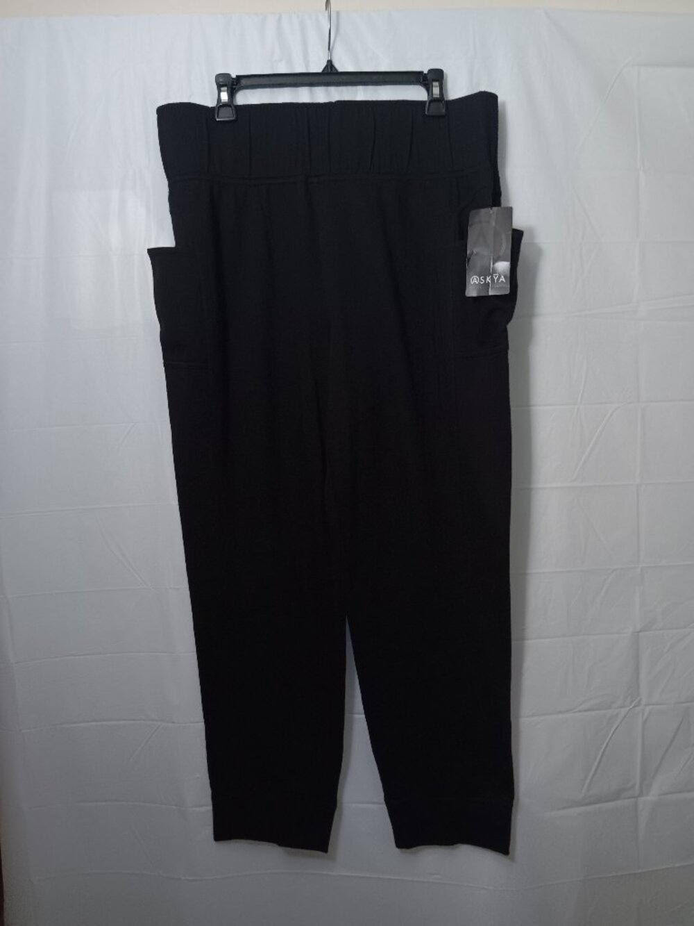 ASKYA WOMEN'S HIGH-WAIST JOGGERS STYLE POCKET SWEATPANTS